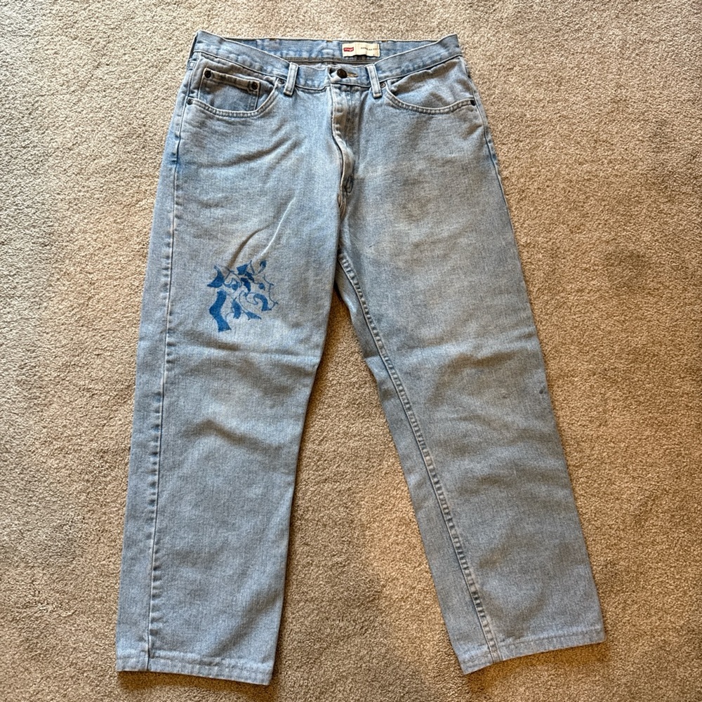Wrangler light Wash cropped denim pants